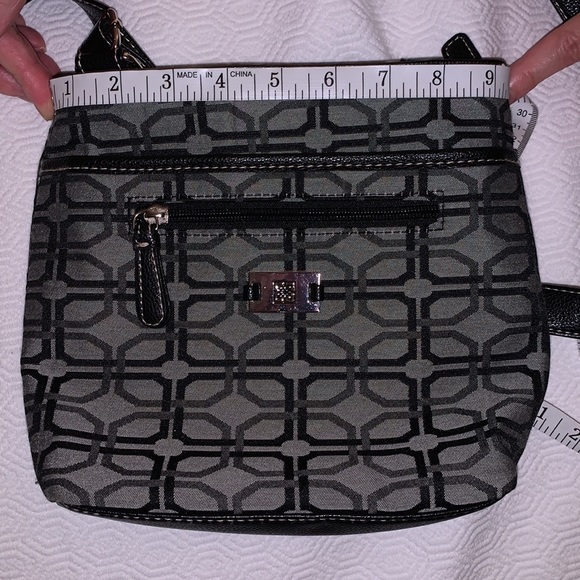 Black & Gray Patterned Crossbody - Picture 9 of 14